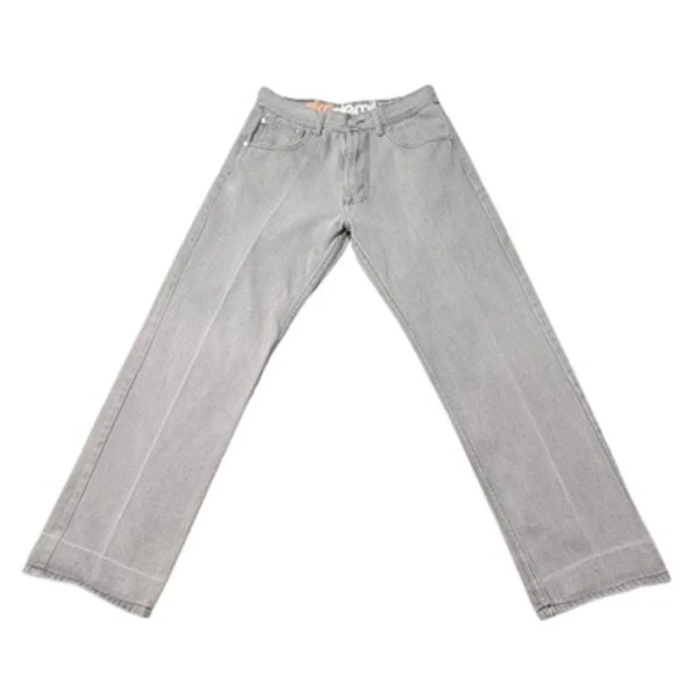 Akademiks Jeans Mens 32x32(30x29) Gray Straight‎ Casual Denim Pants